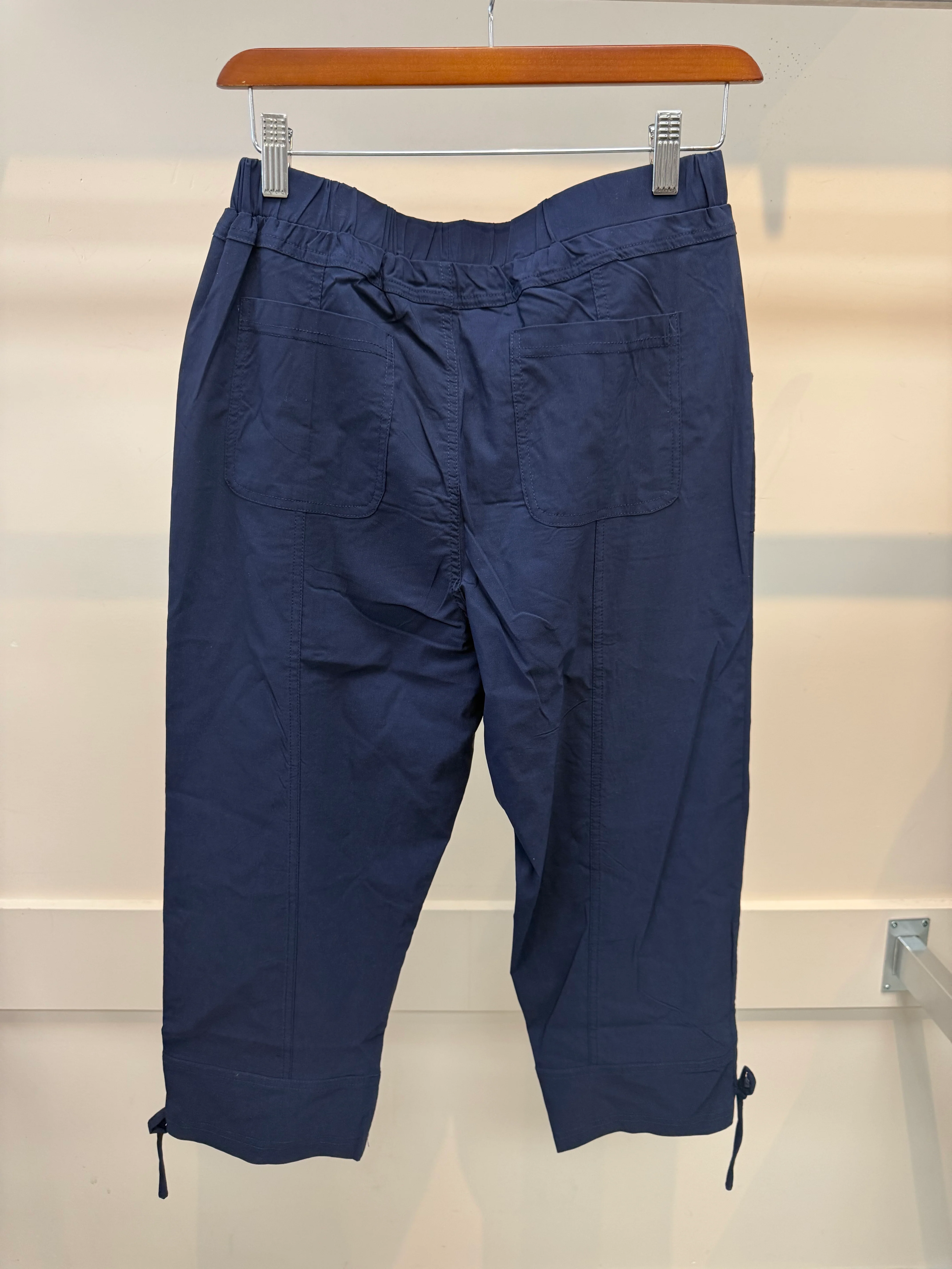 Drawstring Hem Everyday Cropped Pull-On Pants - Image 6