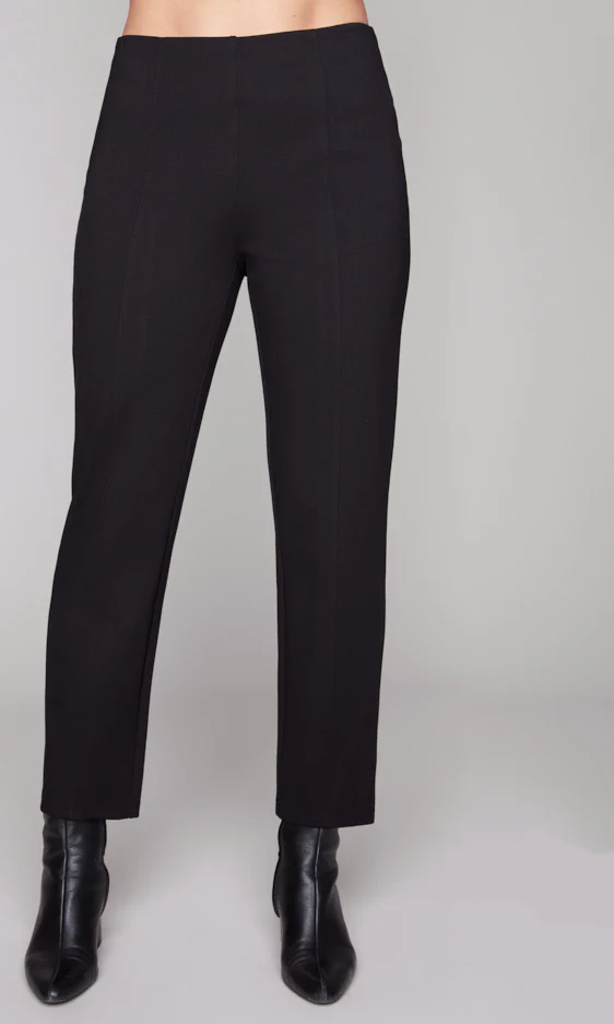 Slim Ankle Pull-On Pant With Front Seam - Image 3