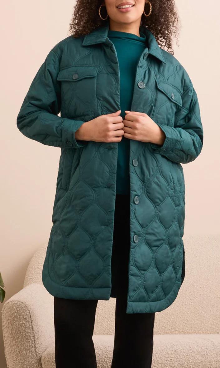 Full Length Quilted Jacket - Image 3