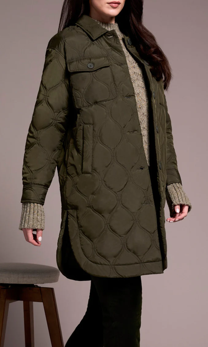 Full Length Quilted Jacket - Image 8